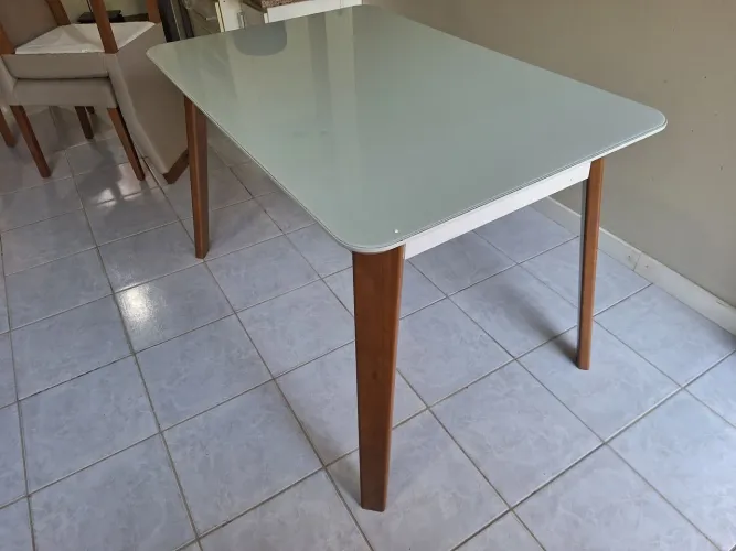 Vendo Mesa 1,20 x 0,80 m Tampo Vidro