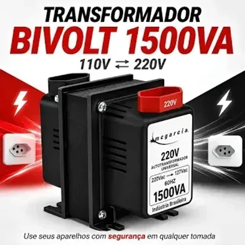 transformador de 1500va,, loja fisica *