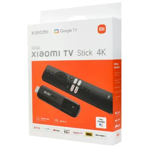 Xiaomi Tv Stick 4k (2ª Geração) - Preto