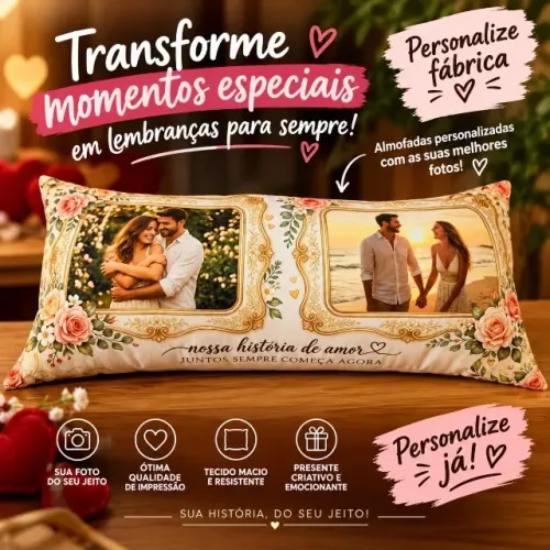 ALMOFADA ROLO PERSONALIZADA