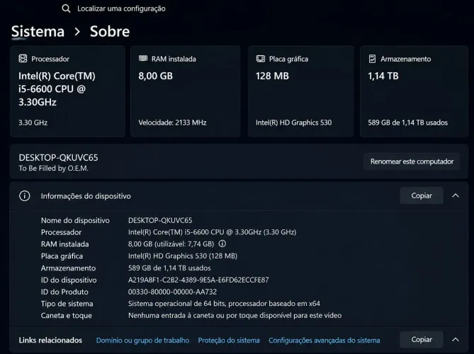 Vendo e troco este PC