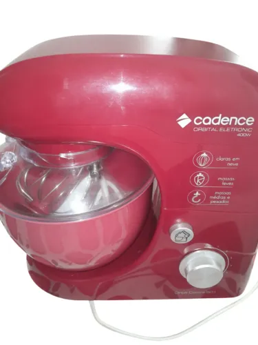 Batedeira Orbital Cadence Vermelha 400w 127v