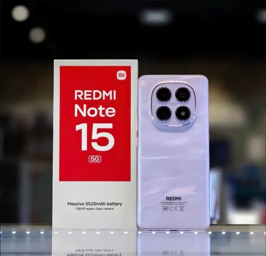 REDMI NOTE 15 5G NFC 8RAM 256GB TODAS AS CORES 