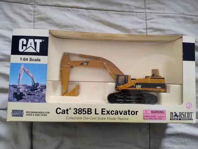 Miniatura 1:64 Norscot CAT 385B L Excavator Colecionador