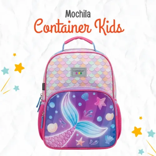 Mochila Escolar Container Kids Dermiwil Sereia