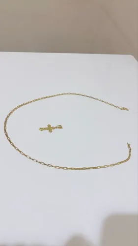 vendo corrente banhada a ouro Cartier elo alongado 60 cm!