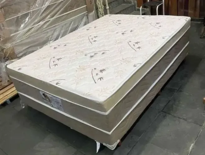 CAMA BOX CASAL - PRONTA ENTREGA - NOVO DE FÁBRICA