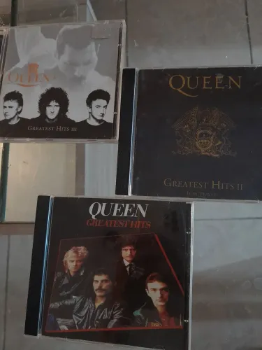 Queen 03 CDs Kit - Greatest Hits I, II e III - excelente estado original