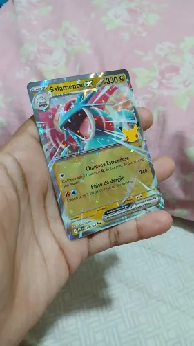 Carta Pokémon Salamence ex (109/128) NM celebração de 30 anos Pokémon