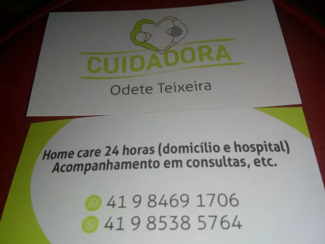 Cuidadora de idosos e pessoas especiais 