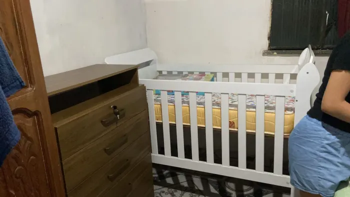 Berço de bebe com colchão