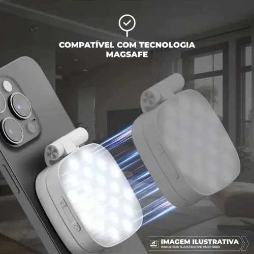 RING LIGHT PORTATIL HYBRID MAGSAFE - GSHIELD - Loja em Manaus
