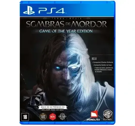 Sombras De Mordor - Game Of The Year Edition - PS4