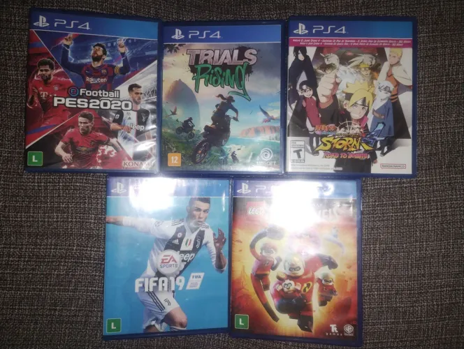 Lote 5 jogos para PS4 
