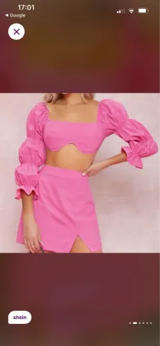 Conjunto Shein Rosa