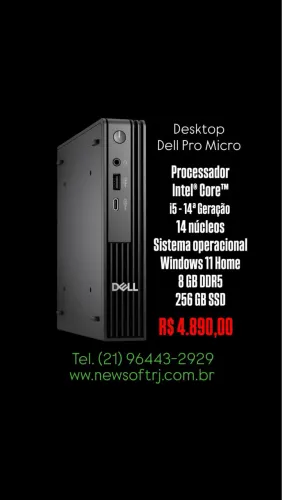 Mini Pc Dell - Intel Core i5 14a Geração