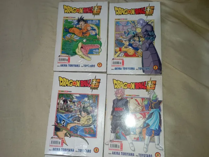 Mangás de Dragon ball super para coleção, nunca foram abertos, estão no plástico original