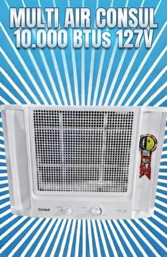 Vendo ar condicionado de janela 10.000btus/127v
