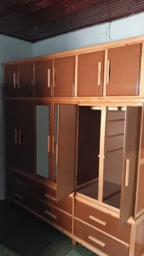 Guarda roupa novo de madeira triplex gigante 6 portas 6 gavetas faço entrega 2700