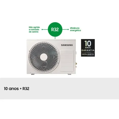 Ar-condicionado Split Samsung Inverter WindFree AI Pro Wifi 18.000 BTUs Frio AR60H18D1AWN