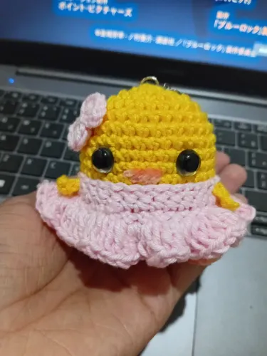 Chaveiro de croche