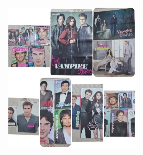 The Vampire Diaries e Ian Somerhalder revistas e pôsters