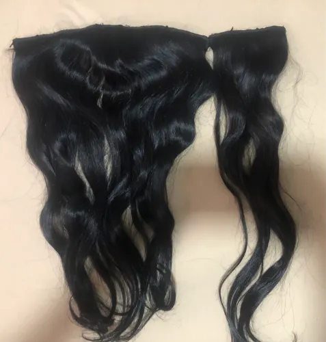 Cabelo Humano Ondulado Premium - 150 Gramas -55 cm na tela 