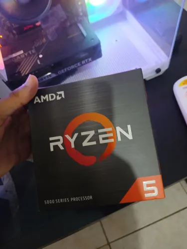 PROCESSADOR RYZE 5 5500 + PLACA MÃE Gibabyte B450M