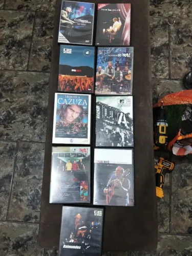 Um combo de DVD nacional a maioria da MTV jota Quest ira acústico ira normal Titãs e raimu