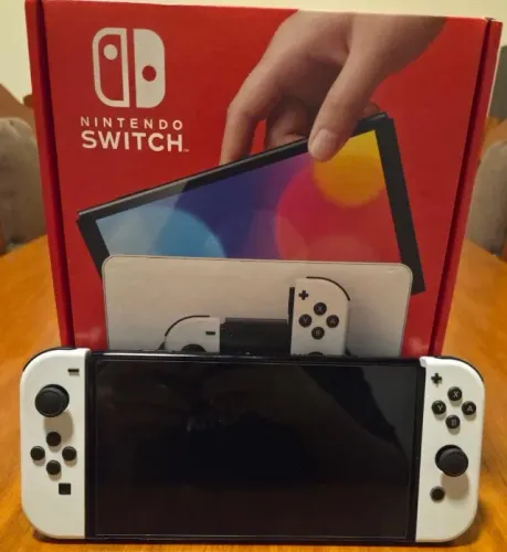 Switch Oled, 30 Jogos, Desbloqueado, Emuladores, 512GB SD, Completo.