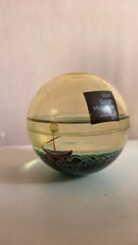 Globo de Neve / Água Van Gogh Museum Amsterdam - Barco (Oficial)
