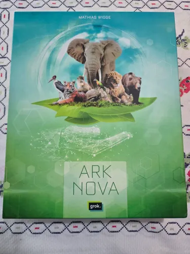 Ark Nova + insert (base e mundo marinhos) jogo tabuleiro boardgame