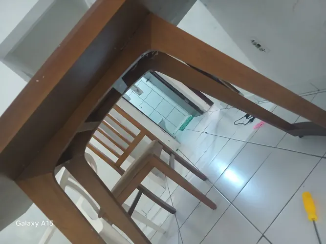 Base de mesa Jacaúna com tampo sem vidro