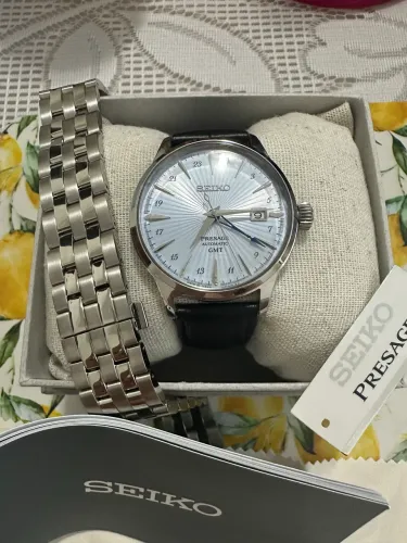 Seiko presage GMT novo na caixa oportunidade