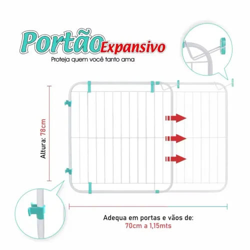 Portão expansivo
