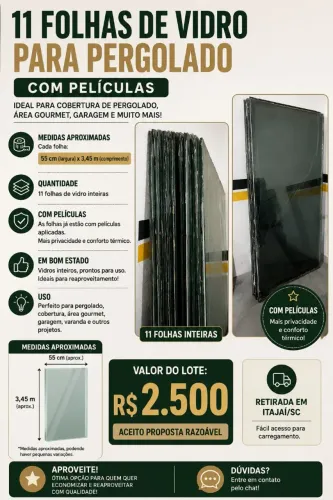 Vendo Blindex! Usado em bom estado...