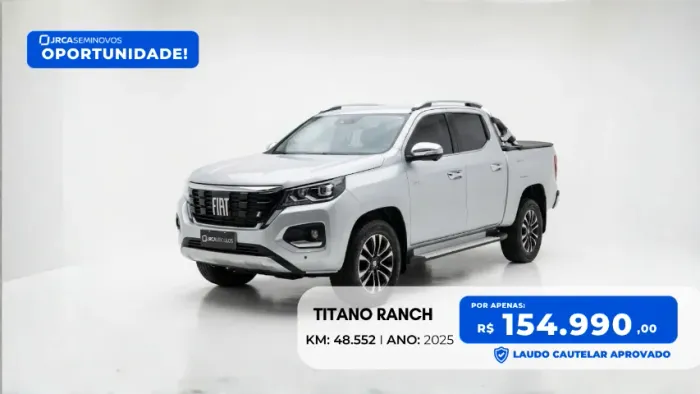 Fiat Titano Ranch 2.2 16V 4X4 TB Diesel Aut. 2025