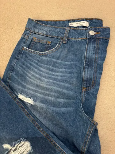 Calça jeans mom feminina