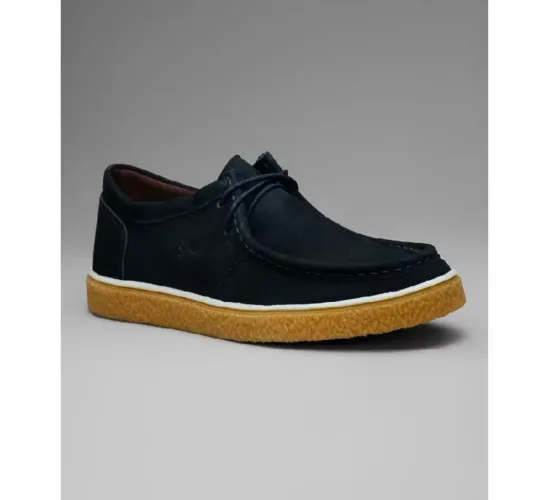 Sapato cacareco masculino atemporal em couro nobuck