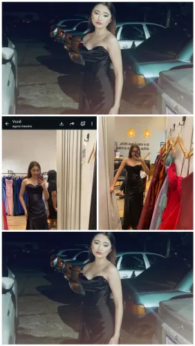 Vestido de festa ,usado apenas uma vez .
