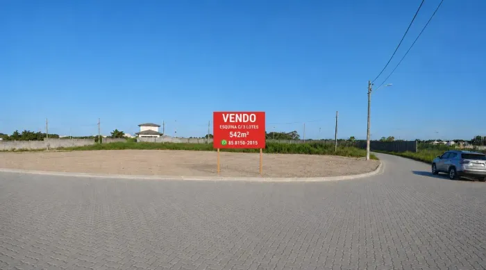 Casa para venda possui 548 metros quadrados em Patacas - Aquiraz - Ceará