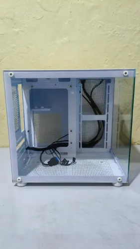 GABINETE AQUÁRIO HAYOM BRANCO (MicroATX/MiniATX)
