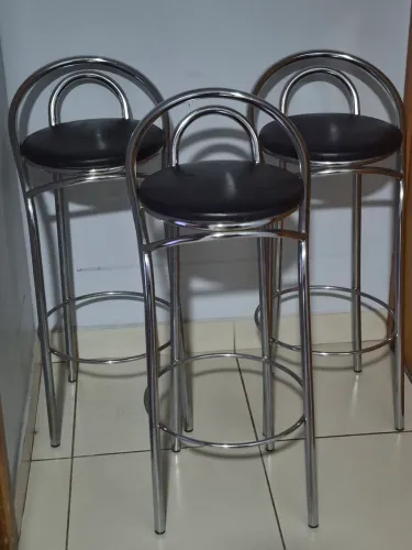 Kit 3 Banquetas altas