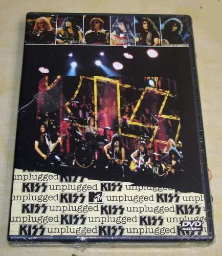 KISS UNPLUGGED MTV DVD ORIGINAL 1996 O MELHOR DVD DA BANDA RARÍSSIMO
