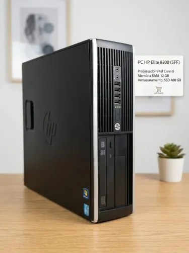 KIT PC HP ELITE 8300 - i5 - 12GB RAM - SSD 480 + TECLADO E MOUSE SEM FIO