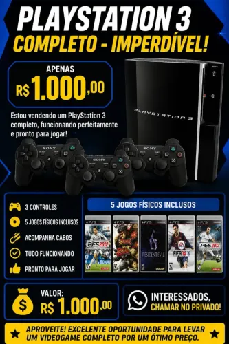 Vendo play 3 