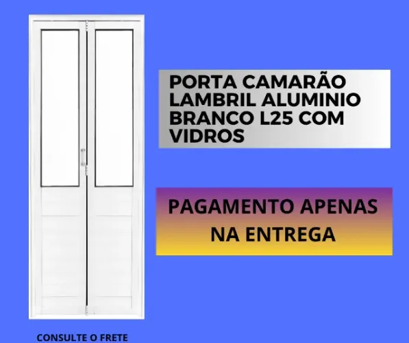 porta camarão branca L25Apc vidro