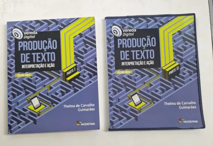 PRODUÇÃO DE TEXTO INTERPRETAÇÃO E AÇÃO (VOLUME ÚNICO - COLEÇÃO COM 2 LIVROS)