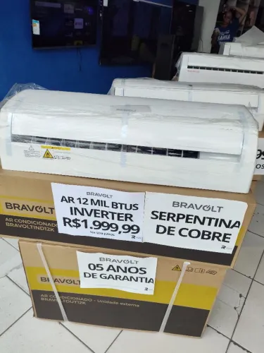 AR CONDICIONADO BRAVOLT 12 MIL BTUS INVERTER
