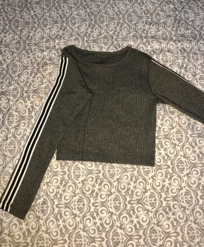 Cropped Cinza
